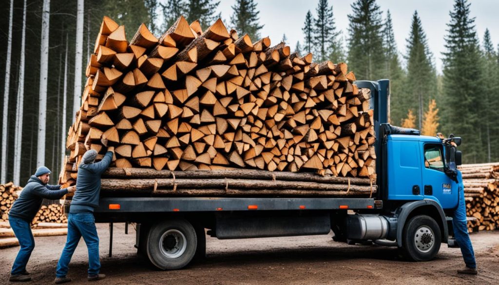 Achat groupé de bois de chauffage