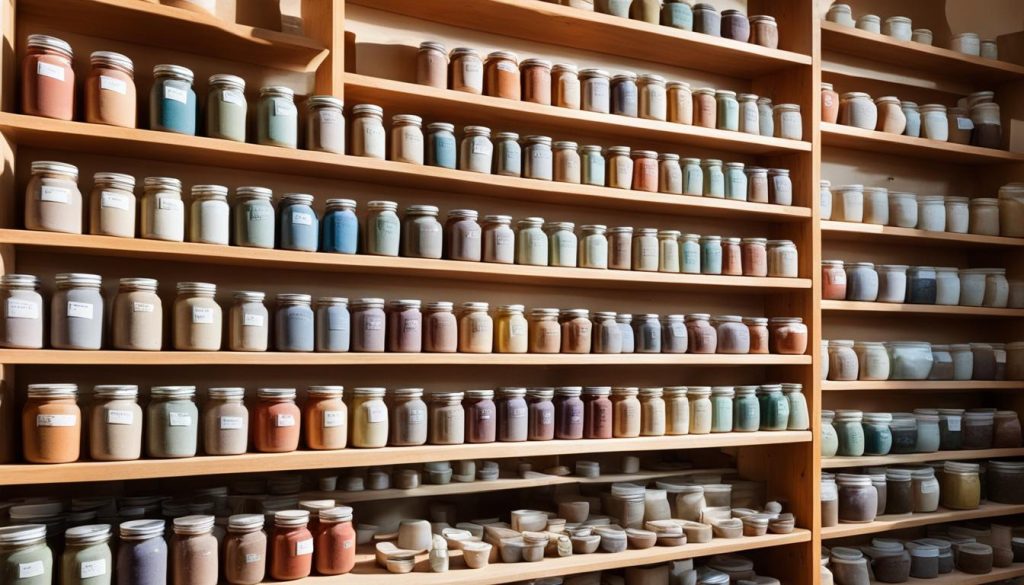 terres pour sculpture et modelage